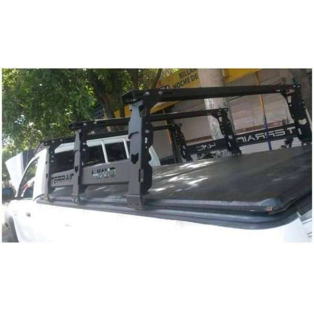 Barra Antivuelco Rack de 3 Verticales Negro Para Camionetas Grandes F150 Etc - FOXCOL Colombia