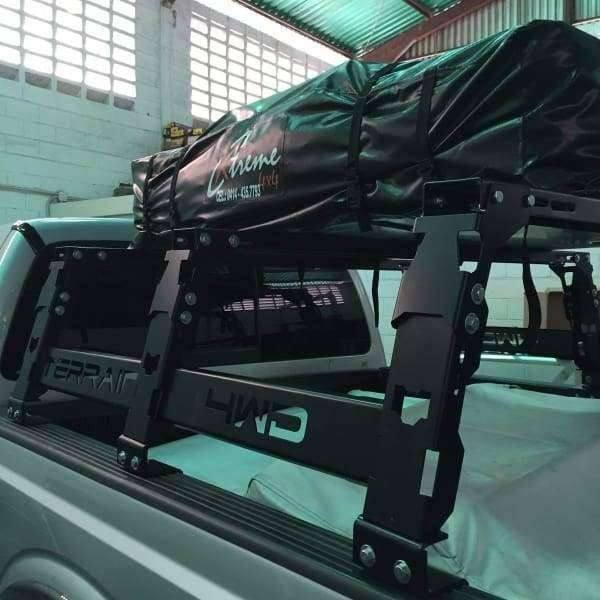 Barra Antivuelco Rack Negro 3 Verticales Para Camioneta Hilux Dmax Bt50 ...