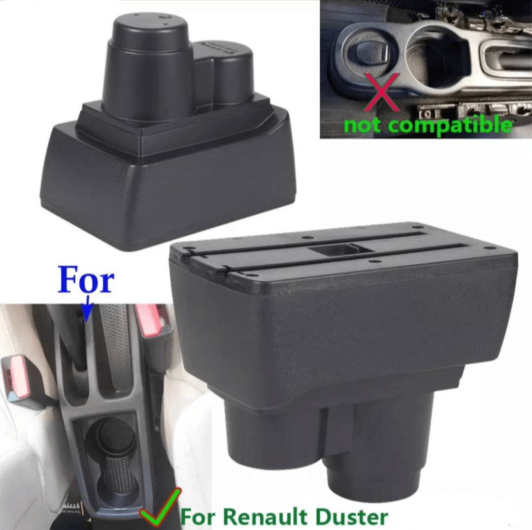 Para Renault Duster 3 Para Dacia Duster Caja de reposabrazos 2019-2022  Consola central Decoración de almacenamiento Accesorios USB