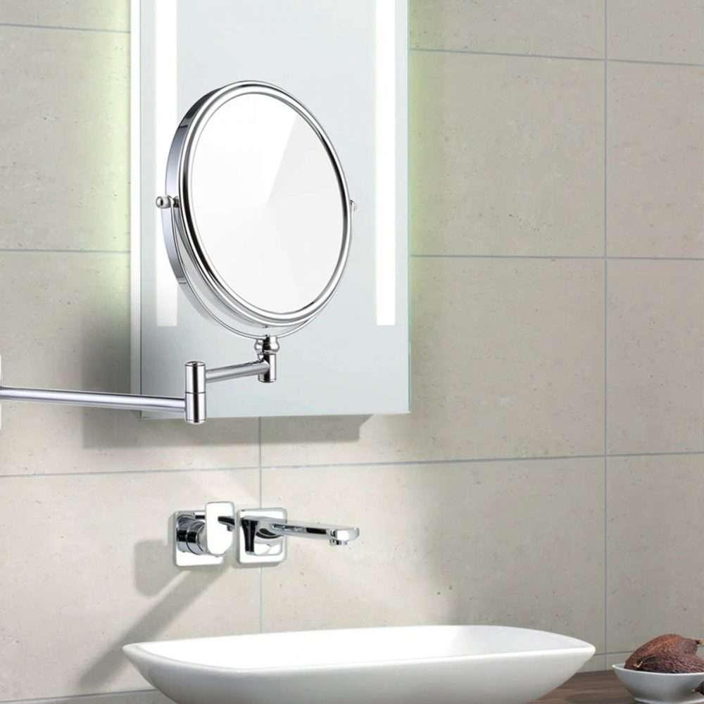 Espejo De Baño Extensible Doble Cara Brazo Plegable 1X 7X 9 Pulgadas. - FOXCOL Colombia